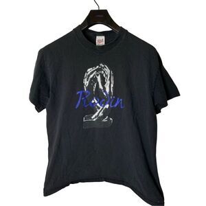 Vintage Single stitch The cathedral Auguste rodin 1914 t shirt Michaelangelo L